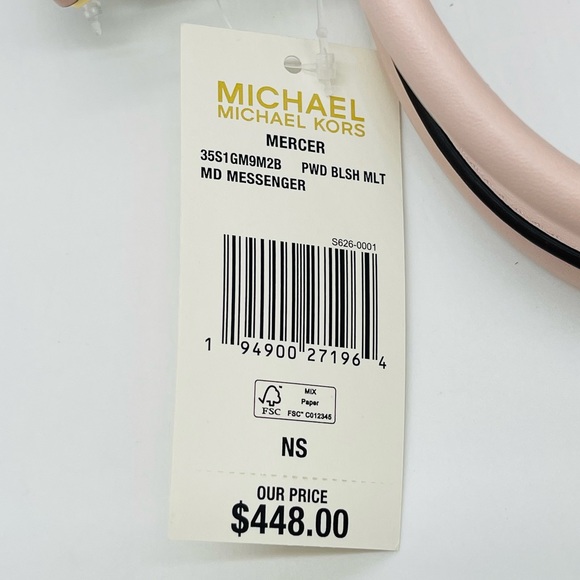 Michael Kors Medium Mercer Messenger Crossbody Bag - Picture 10 of 10